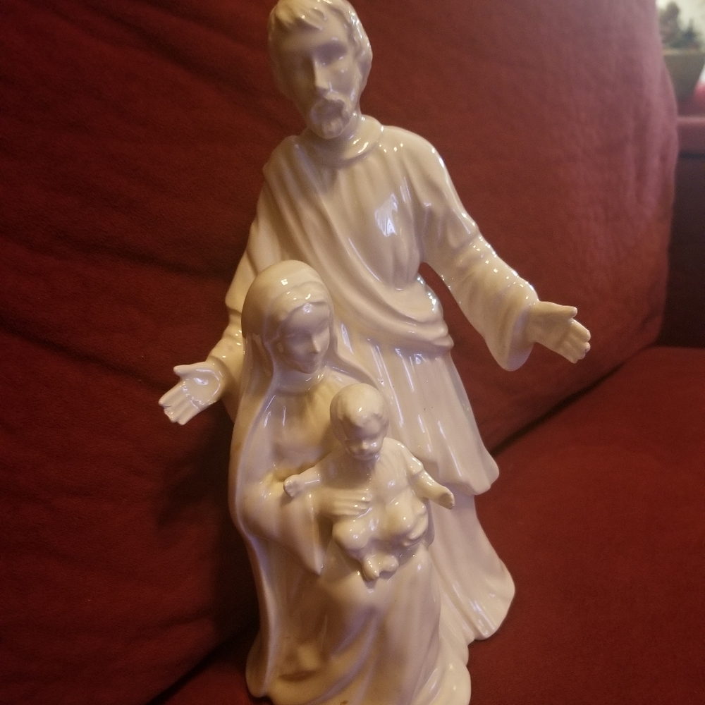 Ceramic Christmas Statue